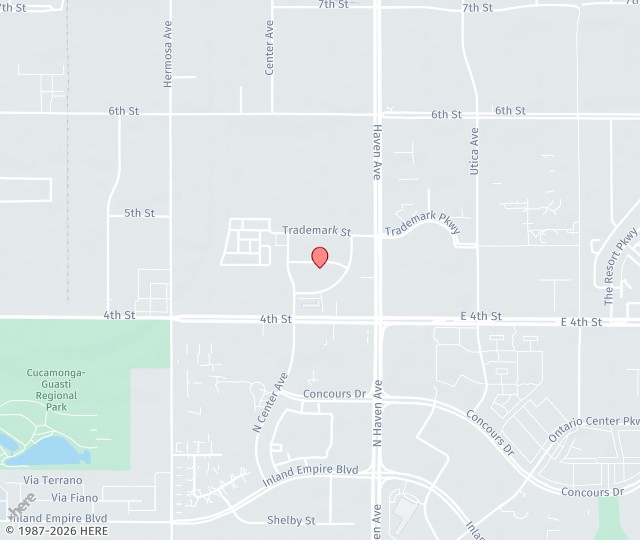 Location Map: 10390 Commerce Center Drive Rancho Cucamonga, California 91730